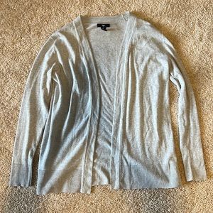 Women’s Small grey gray cardigan sm long sleeve cardigan